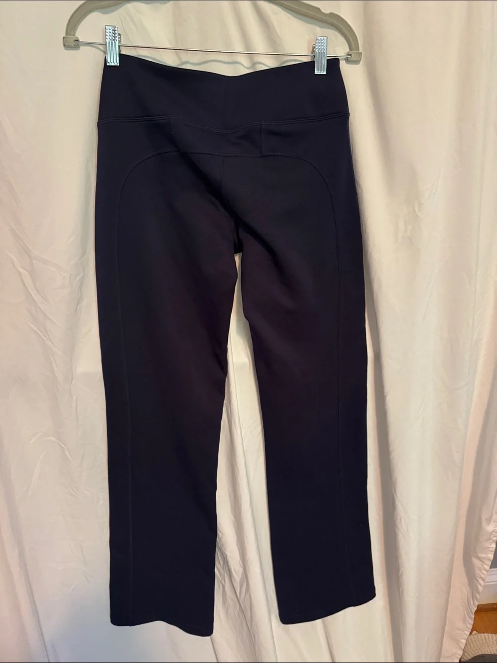 Athleta Navy Boot-Cut High-Rise Stretch Pants